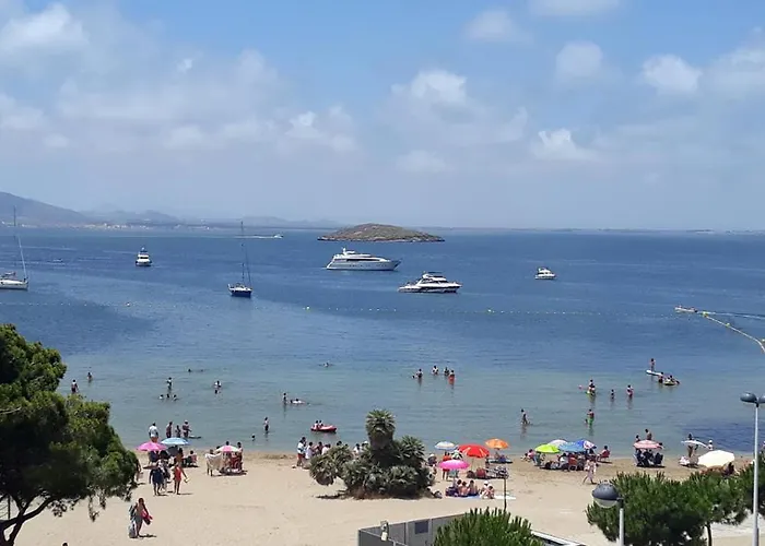 Nido Del Deluxe 1a Linéa Terraza Indoorpool Wifi Aire Netflix 10 Metros A Cala Del Pino * La Manga del Mar Menor