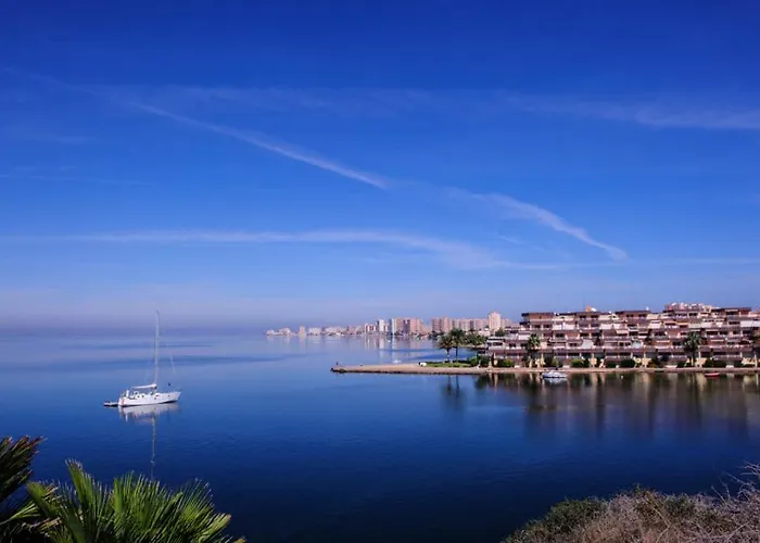 Apartamento Nido Del Deluxe 1a Linéa Terraza Indoorpool Wifi Aire Netflix 10 Metros A Cala Del Pino La Manga del Mar Menor